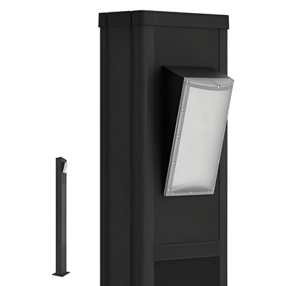 AVS Energy Solar Urban Light 40 Watt 6000 Lumens 5000K Black Housing Pathway Lighting Landscape Light Solar Resistant Bollard - Light  - AVS-TOTEM-40W