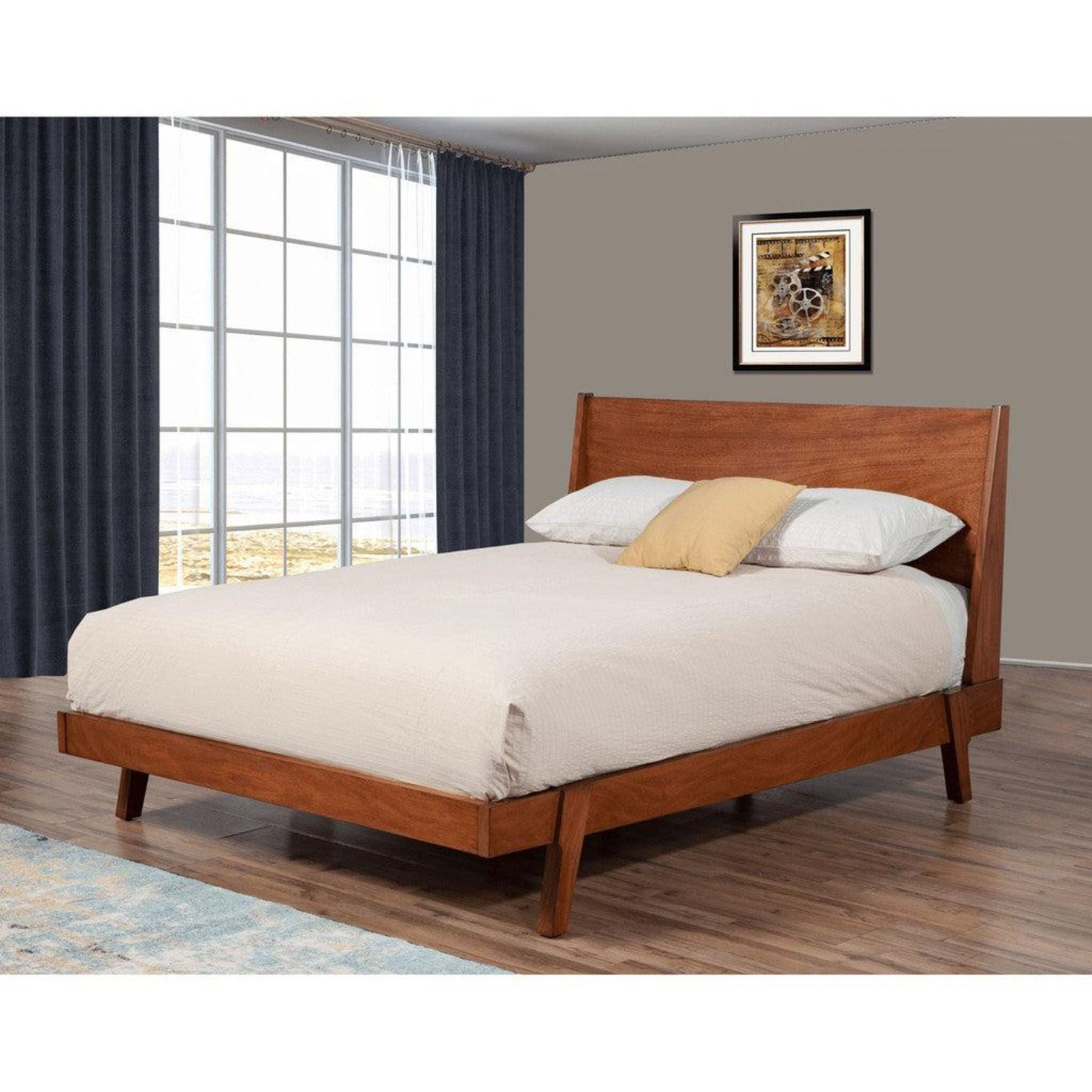 Alpine Dakota Queen Platform Bed - 1974-01Q