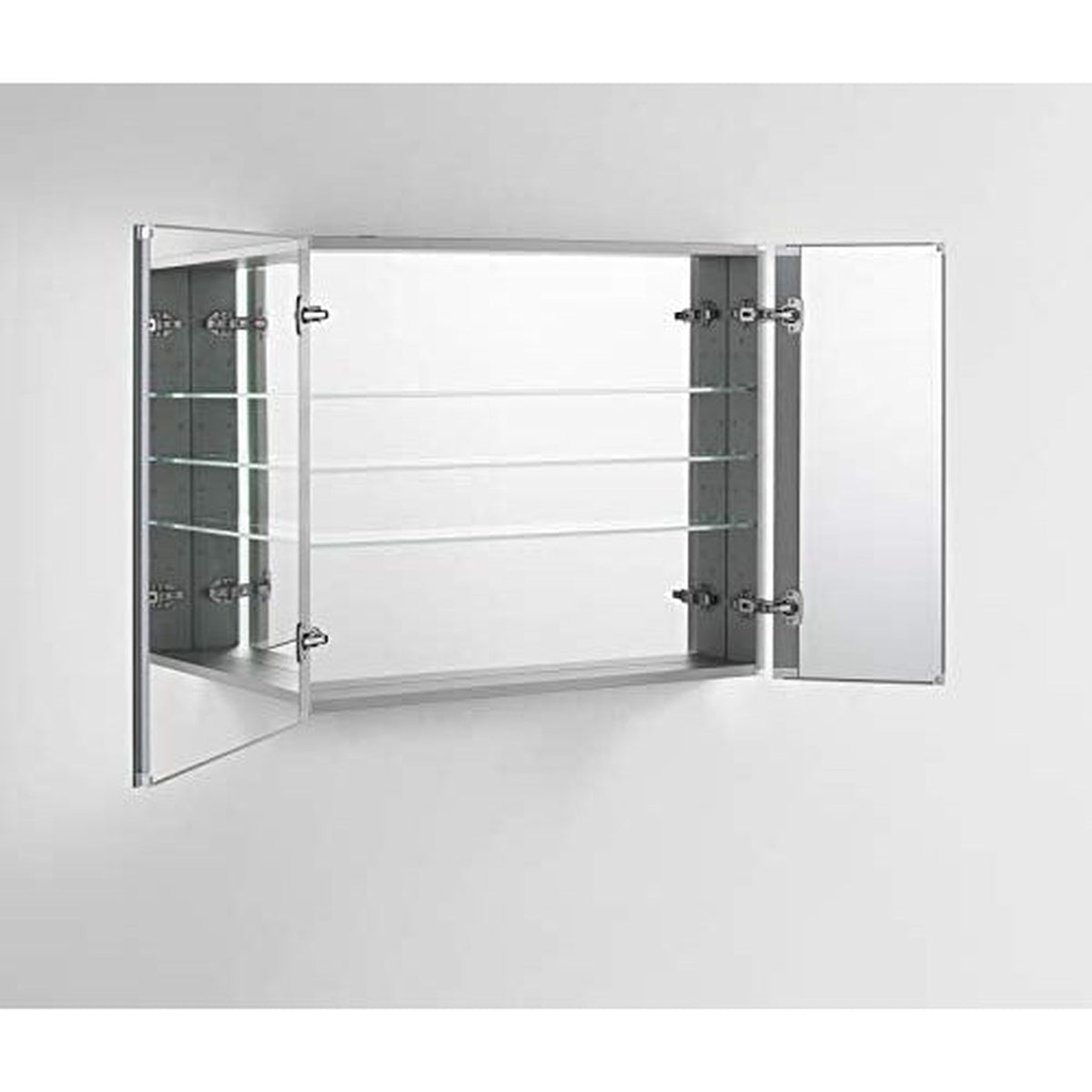 Aquadom Royale 48" x 30" Rectangle Recessed or Surface Mount Bi-View Bathroom Medicine Cabinet - R-4830E