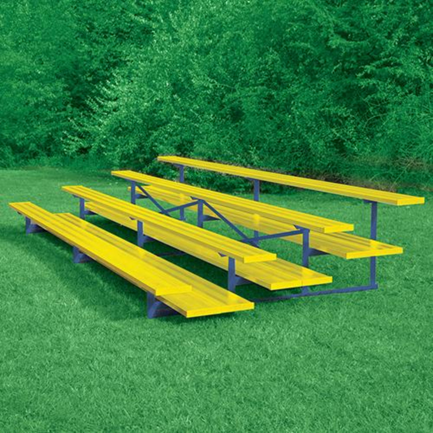 Bleacher 4 Row 21' All Aluminum Preferred - BLDP-421AL