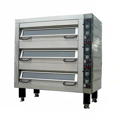 BakeMax  92" One Deck Electric Oven, Accommodates (4) 18" X 26" Pans, 220/60/3 - BMFD001