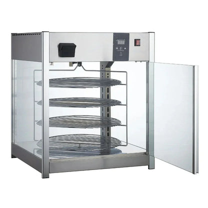 BakeMax 25-1/2" Titan Series Pizza Warmer Display Case, Countertop, 1700 watts - BMPW418