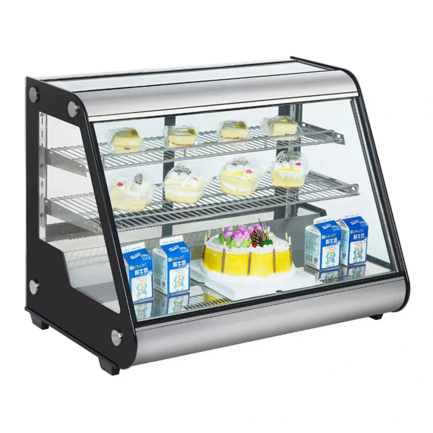 BakeMax 27.6" Titan Series Refrigerated Display Case, Countertop, 120v/60/1 - BMREF28