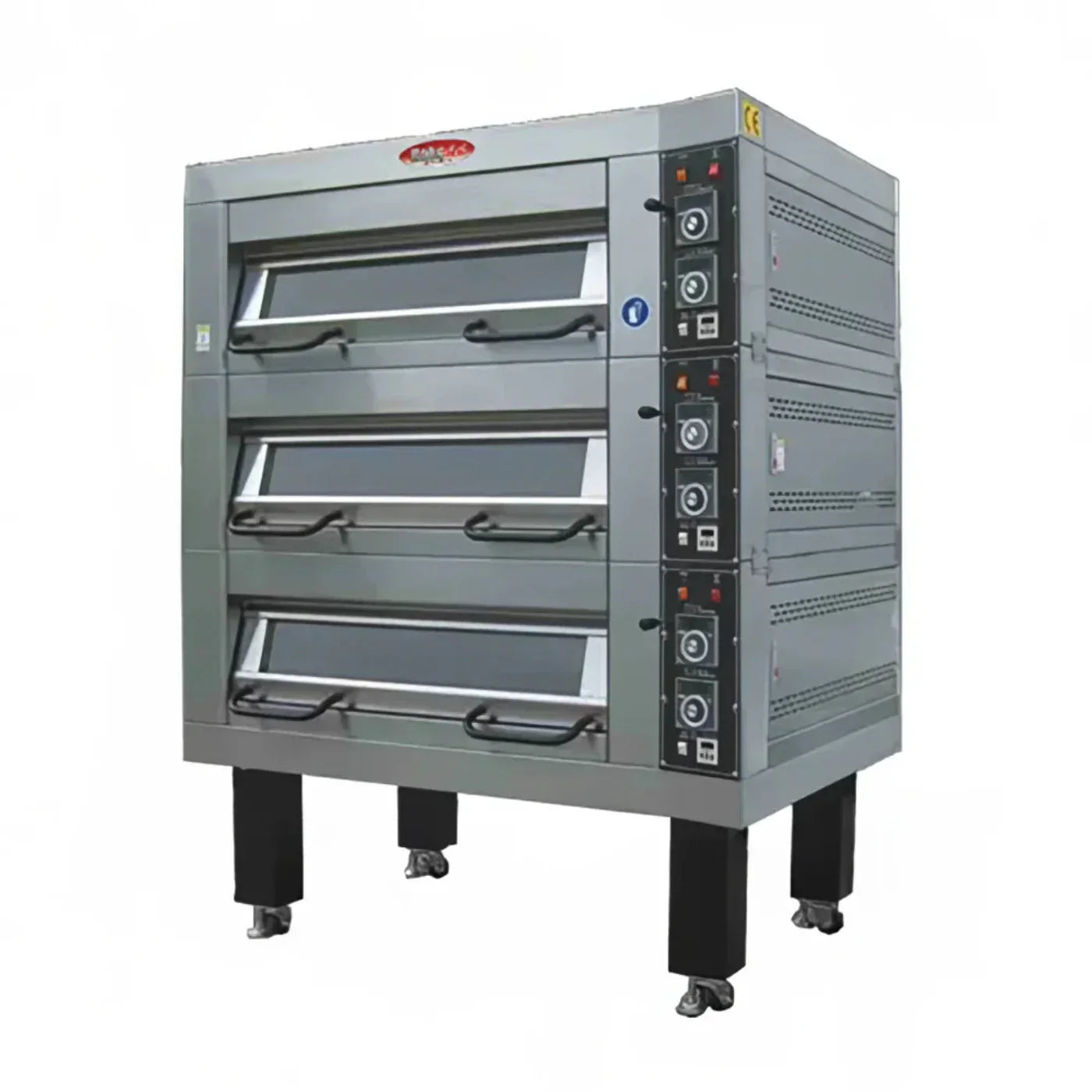 BakeMax  47" Four Deck Electric Oven, Accommodates (4) 18" X 26" Pans, 220/60/3 - BMSD004