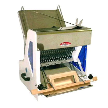 BakeMax30" Gravity Feed Bread Slicer, Countertop, 15" Max Loaf Length, 110/60/1 - BMGF001-3