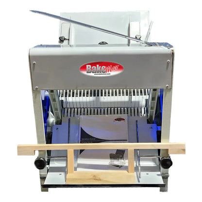 BakeMax30" Gravity Feed Bread Slicer, Countertop, 15" Max Loaf Length, 110/60/1 - BMGF001-3