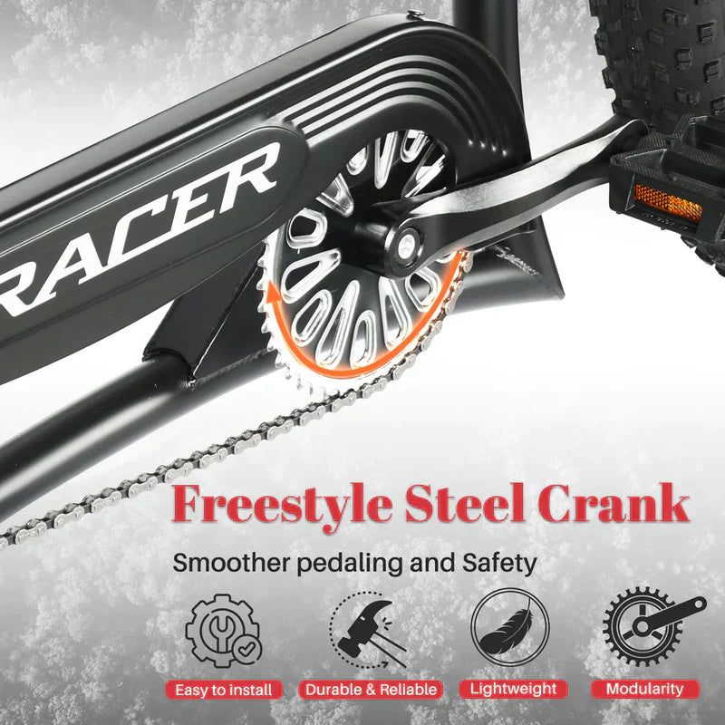 Tracer 26" Harman 1-Speed Classic Chopper Stretch Cruiser Fat Tire Bike