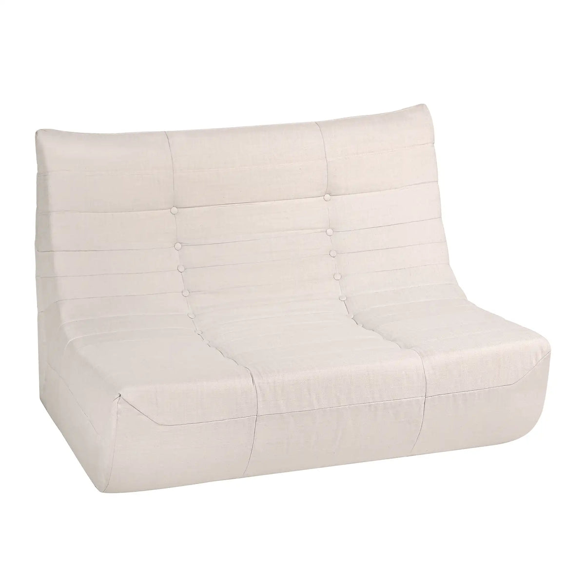 Deko Living Beige Compressed Foam Sofa  - CIF50219SOF