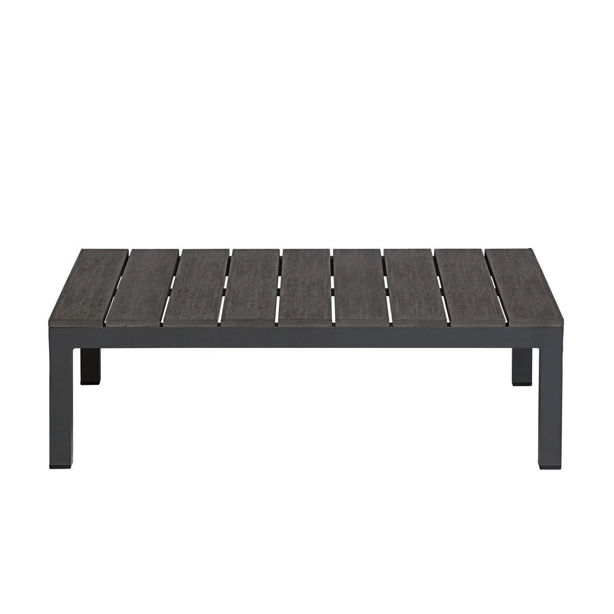 Deko Living 4 Piece Seating Gray Outdoor Compressed Foam Sectional Sofas and Ottoman Set  - COP30017