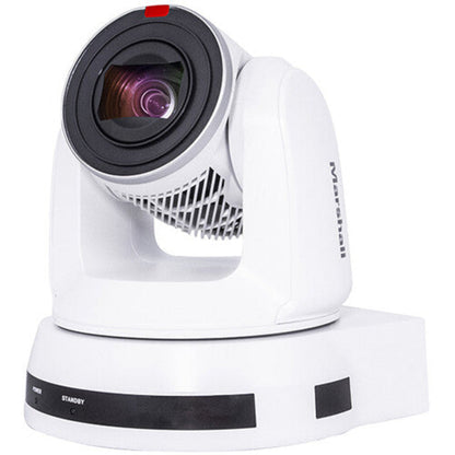 Marshall Electronics  UHD 4K IP PTZ Camera with HEVC and 25x Zoom (White) - CV630-WI