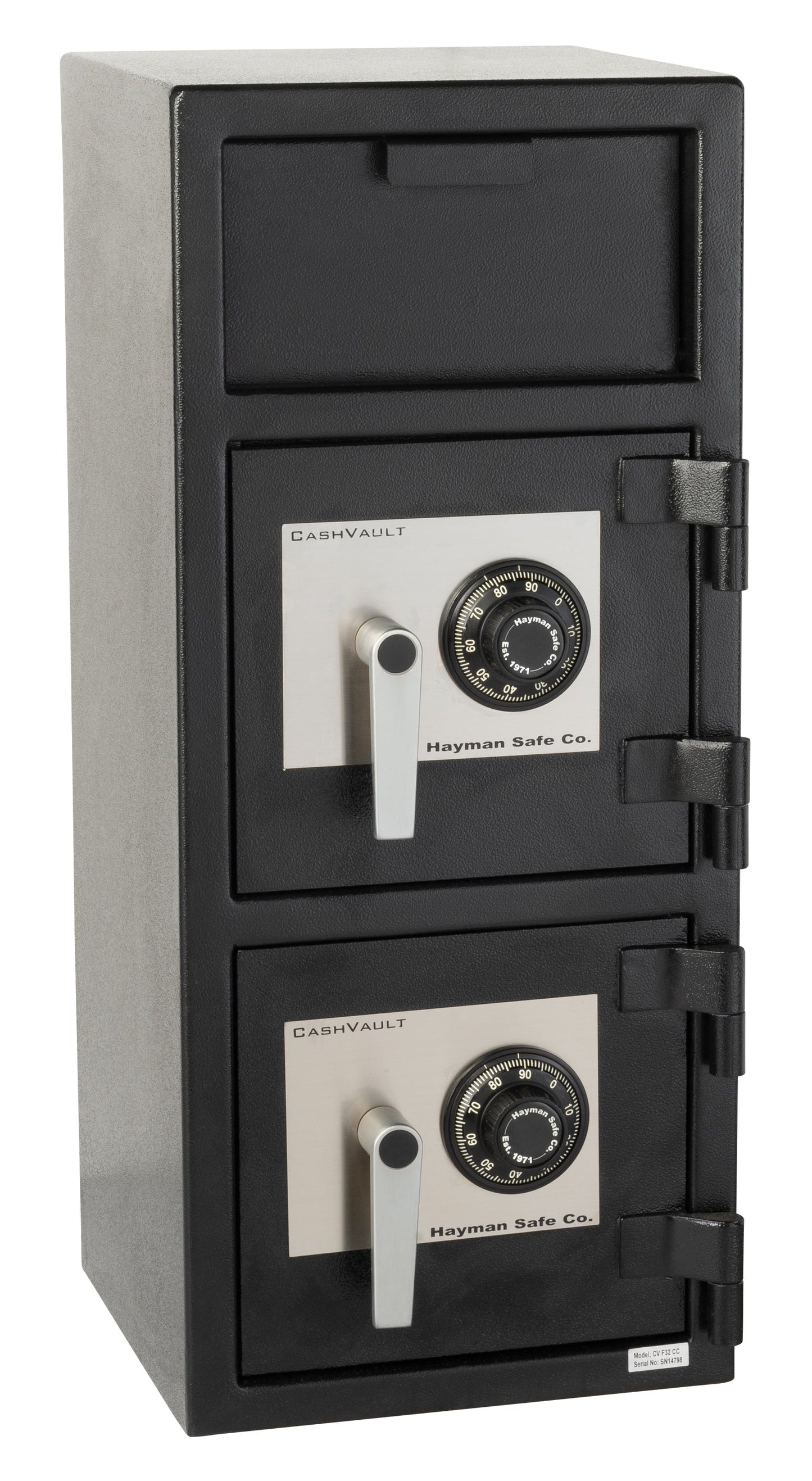 Hayman  Front Loading Double Door Deposit Safe - CV-F32-2-CC
