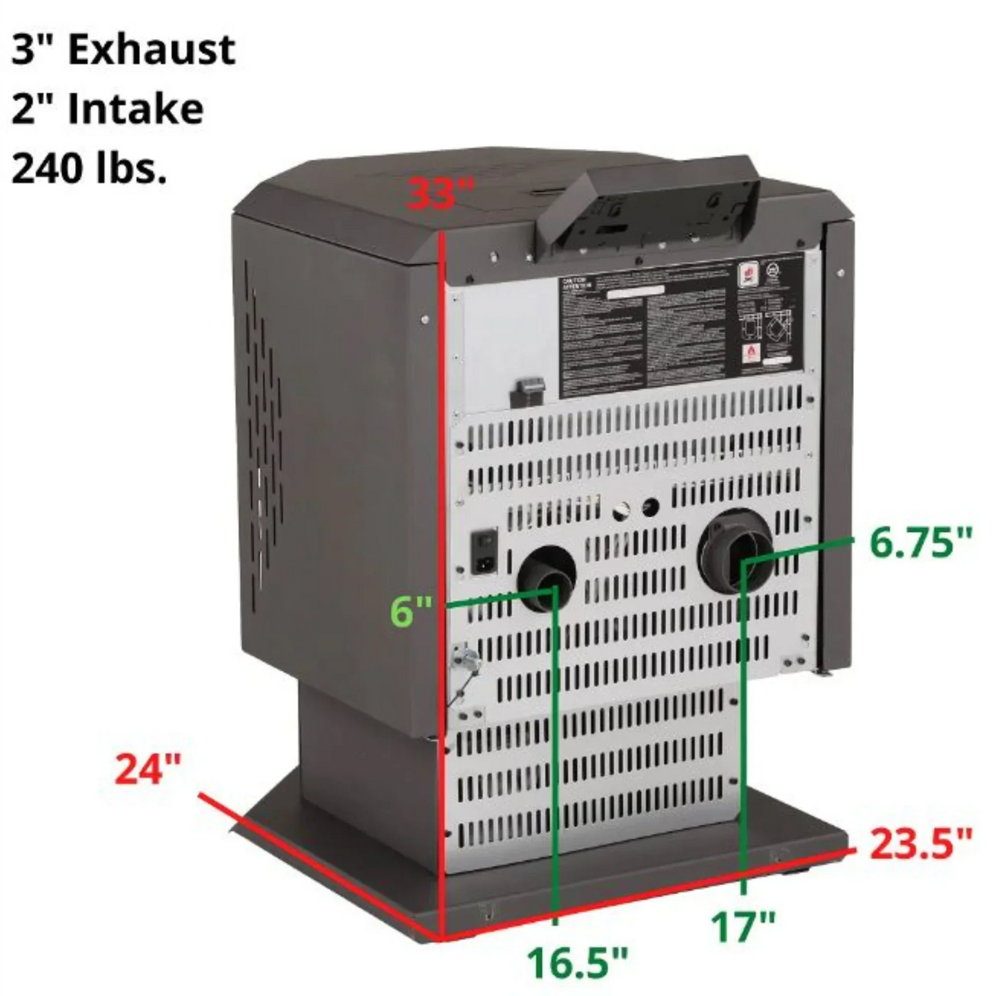ComfortBilt Pellet Stove - HP21-Black