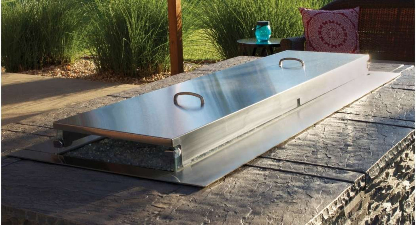 Empire Carol Rose 48" Premium Outdoor Stainless Steel Linear Fire Pit - OL48TP10N