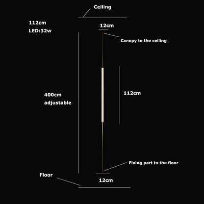 Cirque Floor-to-Ceiling Column Lamp - Procure Décor