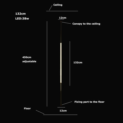 Cirque Floor-to-Ceiling Column Lamp - Procure Décor