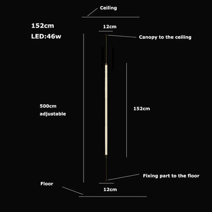 Cirque Floor-to-Ceiling Column Lamp - Procure Décor