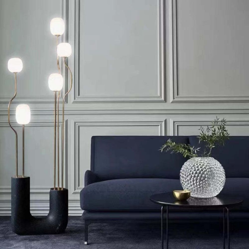 Comet Decorative Marble Floor Lamp - Procure Décor