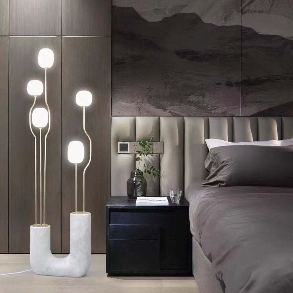 Comet Decorative Marble Floor Lamp - Procure Décor