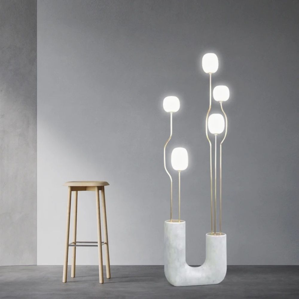 Comet Decorative Marble Floor Lamp - Procure Décor