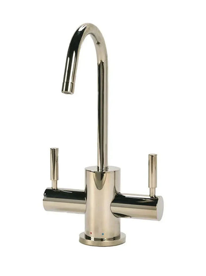 AquaNuTech Contemporary C-Spout Hot & Cold Water Filtration Faucet New - HC2400-CH