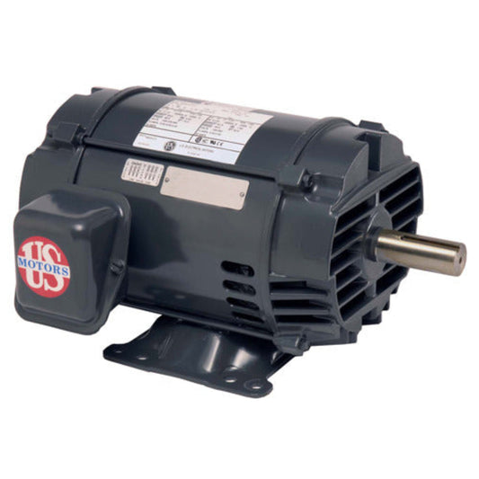U.S. Motors D75P2E General Purpose Three Phase ODP Horizontal - Footed Motor - D75P2E
