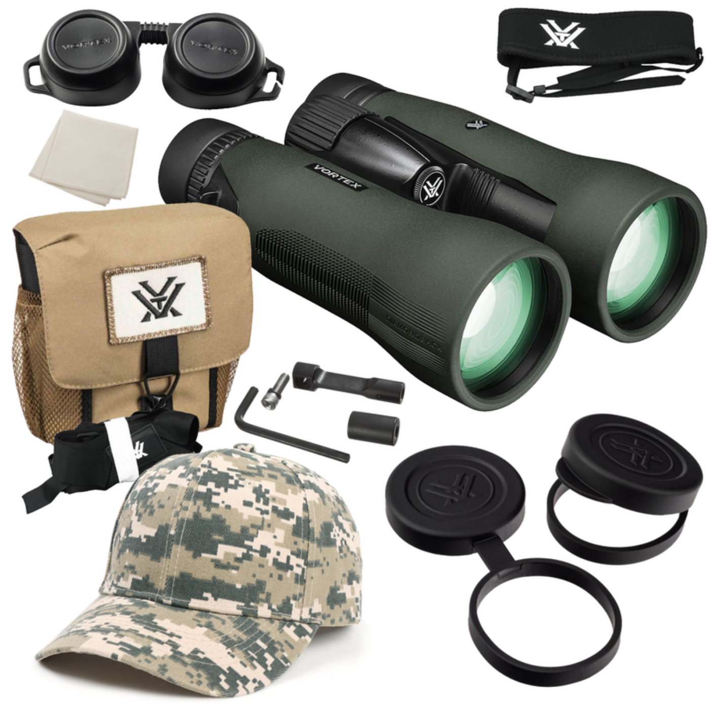 Vortex Optics  Diamondback HD 15x56 Binocular with Free Hat Bundle - DB-218