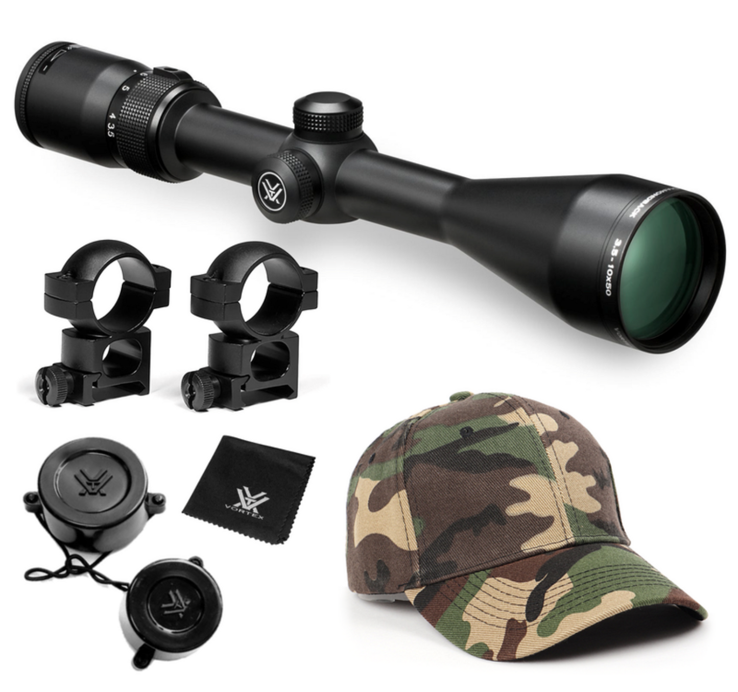 Vortex Optics Diamondback 3.5-10x50 SFP Riflescope Dead-Hold BDC Reticle, 1inch