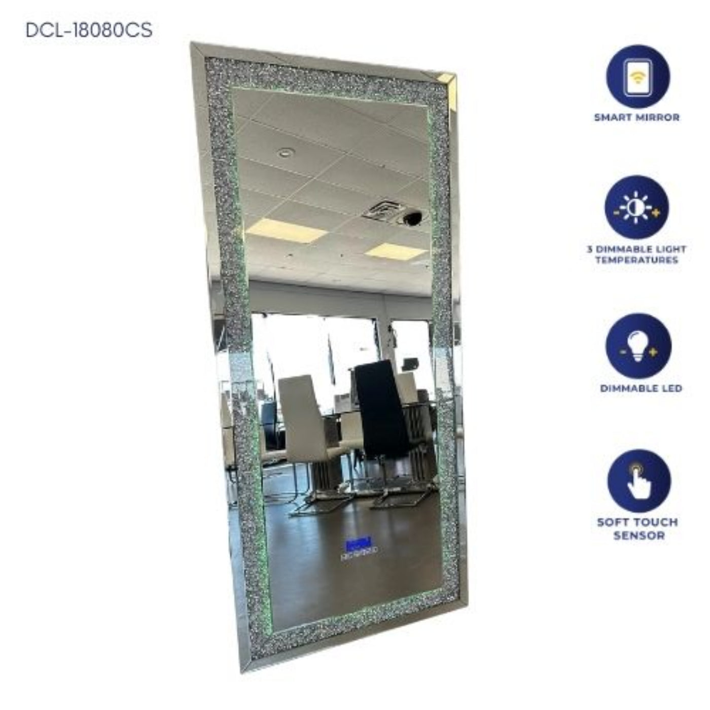 DoCareLife Crystal Standing Mirror - DCL-18080CS