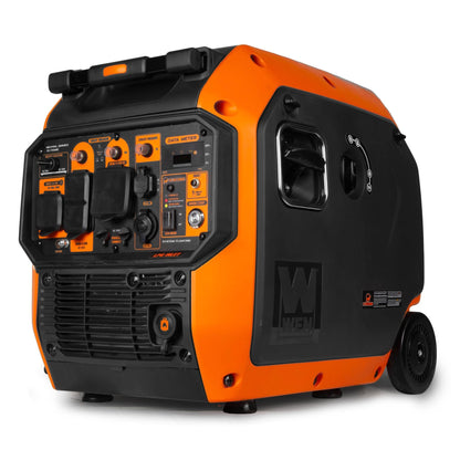 WEN DF500iX 5000-Watt Dual Fuel 120V/240V RV and EV-Ready Electric Start Portable Inverter Generator with Electric Vehicle Charging Ports - DF500iX