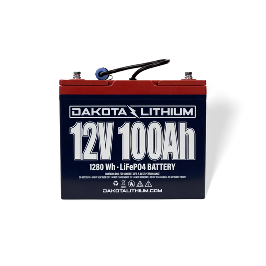 Dakota Lithium 12v 100Ah Deep Cycle LiFePO4 Battery with CAN Bus