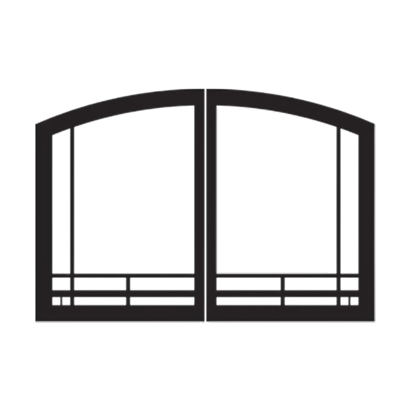 Empire - Door Set for Breckenridge Premium See Thru Firebox - VFR36SMBL,