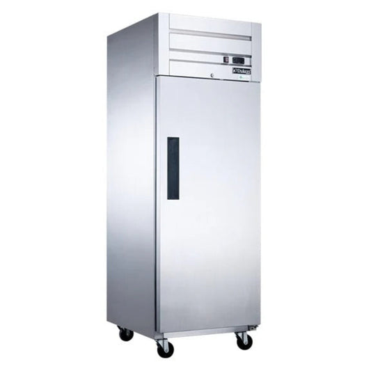 Dukers D28AF 28" One Solid Door Top Mount Reach-In Freezer 18.31 Cu. Ft - D28AF
