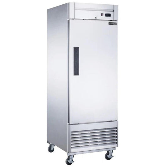 Dukers D28F 28" One Solid Door Bottom Mount Reach-In Freezer 17.79 Cu. Ft. - D28F
