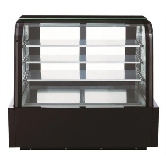 Dukers DDM60R-CB 60" Refrigerated Curved Glass Bakery Display Case - DDM60R-CB