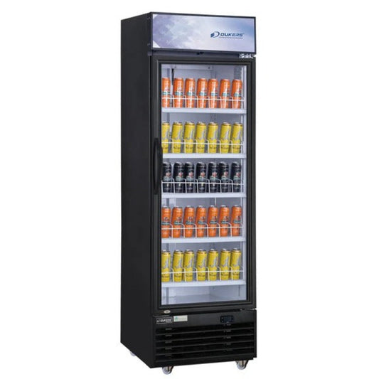 Dukers DSM-19R 30" Single Glass Swing Door Merchandiser Refrigerator 18.72 Cu. Ft. - DSM-19R