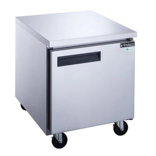 Dukers DUC29R 29" Single Solid Door Undercounter Worktop Refrigerator 6.99 Cu. Ft. - DUC29R