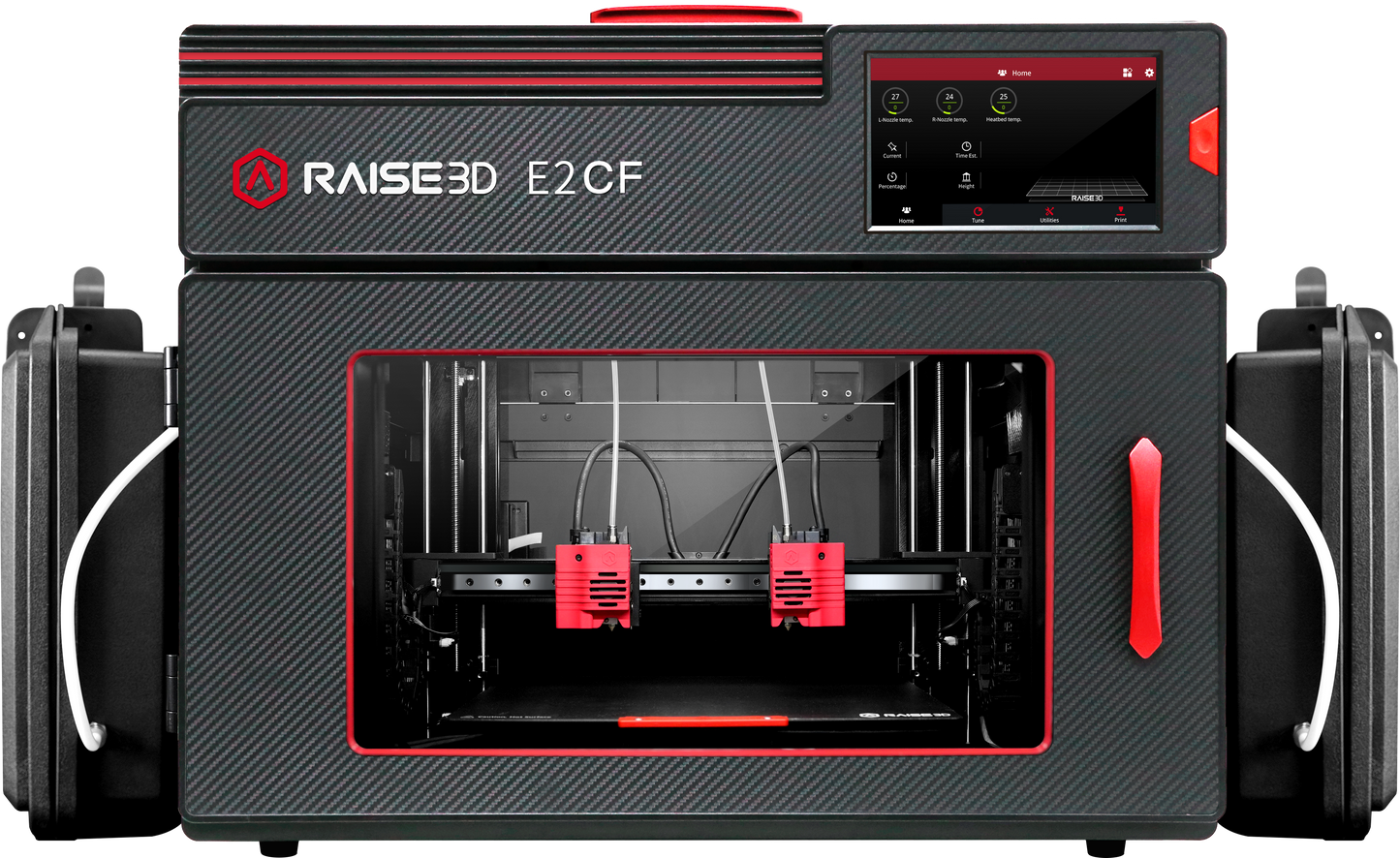 Raise3D E2CF Desktop Industrial 3D Printer - Optimized for Carbon Fiber 3D Printing - M-9DL-VJR5