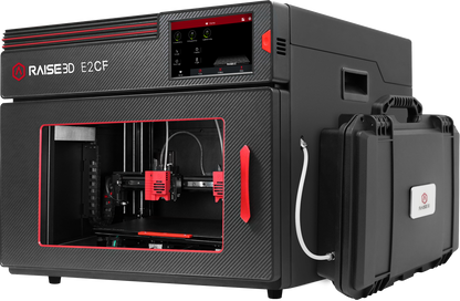 Raise3D E2CF Desktop Industrial 3D Printer - Optimized for Carbon Fiber 3D Printing - M-9DL-VJR5
