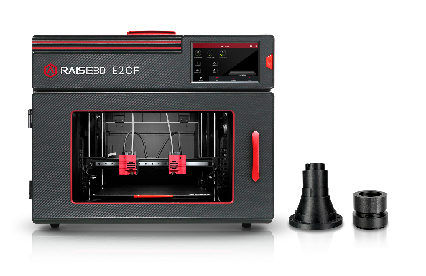Raise3D E2CF Desktop Industrial 3D Printer - Optimized for Carbon Fiber 3D Printing - M-9DL-VJR5