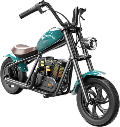 Hyper Gogo Cruiser 12 Plus Electric Kids Motorcycle Bluetooth Speaker 21.9V 160W 10 MPH 7.5 Miles EL-MB03P New - EL-MB03P-BLUE