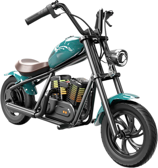 Hyper Gogo Pioneer 12 Plus Electric Motorcycle, Bluetooth - EL-MB05C-BLUE