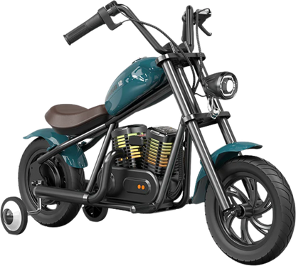 Hyper Gogo Cruiser 12 Plus Electric Kids Motorcycle Bluetooth Speaker 21.9V 160W 10 MPH 7.5 Miles EL-MB03P New - EL-MB03P-BLUE