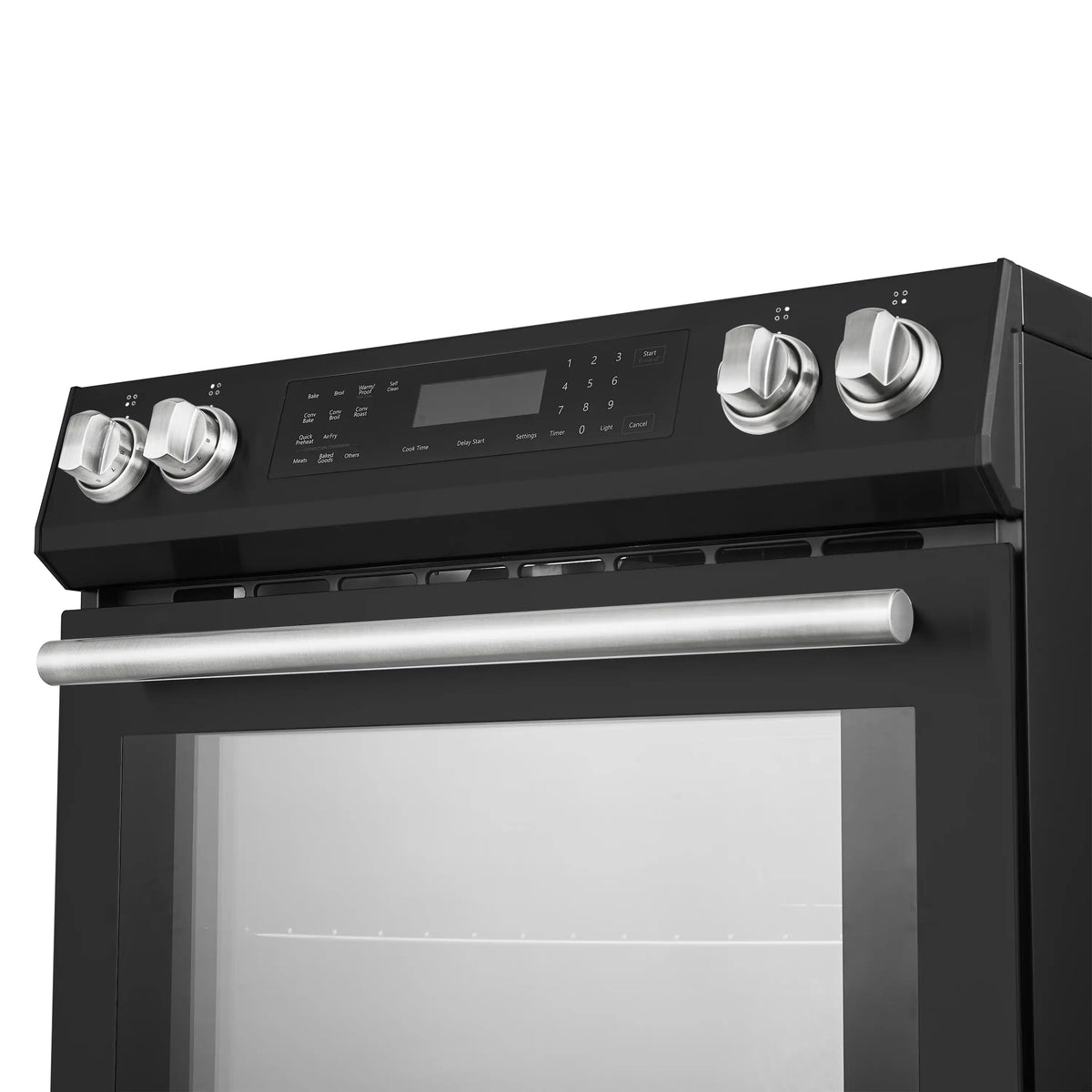Forno 5-Piece Appliance Package - 30-Inch Inducton Range, Under Cabinet Range Hood, Refrigerator, Dishwasher, and 24-Inch Microwave Oven in Black with Antique Brass Trim - APR5-905-30BLK-MWO24