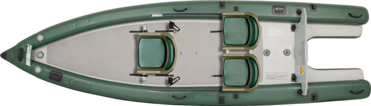 Sea Eagle FSK16K_ST FishSkiff 16 Inflatable Fishing Boat Solo Startup Package New - FSK16K_ST