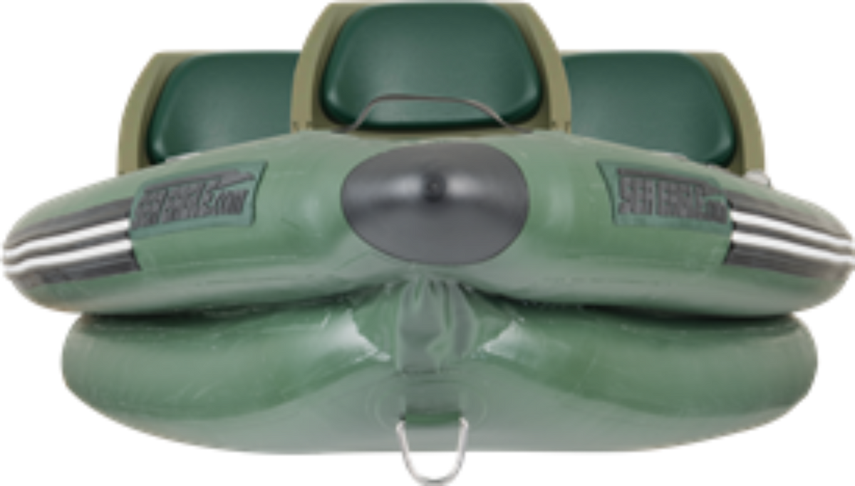 Sea Eagle FSK16K_SWC FishSkiff 16 Inflatable Fishing Boat 2 Person Swivel Seat Canopy Package New - FSK16K_SWC
