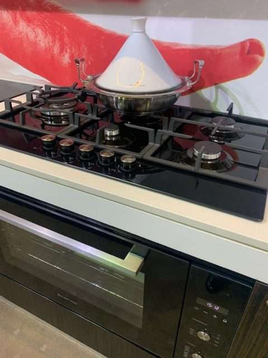 Kleenmaid 90cm Black Glass Cooktop - GCTK9012