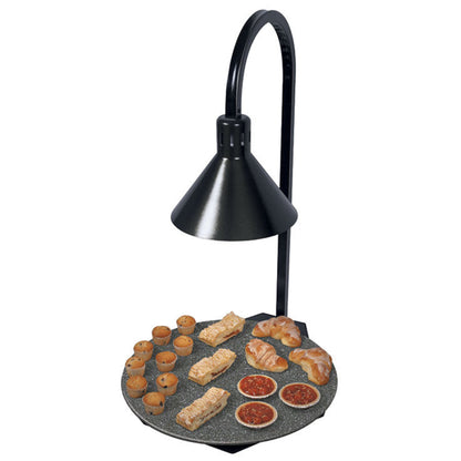 Hatco GRSSR20-DL77516 Glo-Ray Portable Heated Stone Shelf with Decorative Lamp - 120V/650W - GRSSR20-DL77516