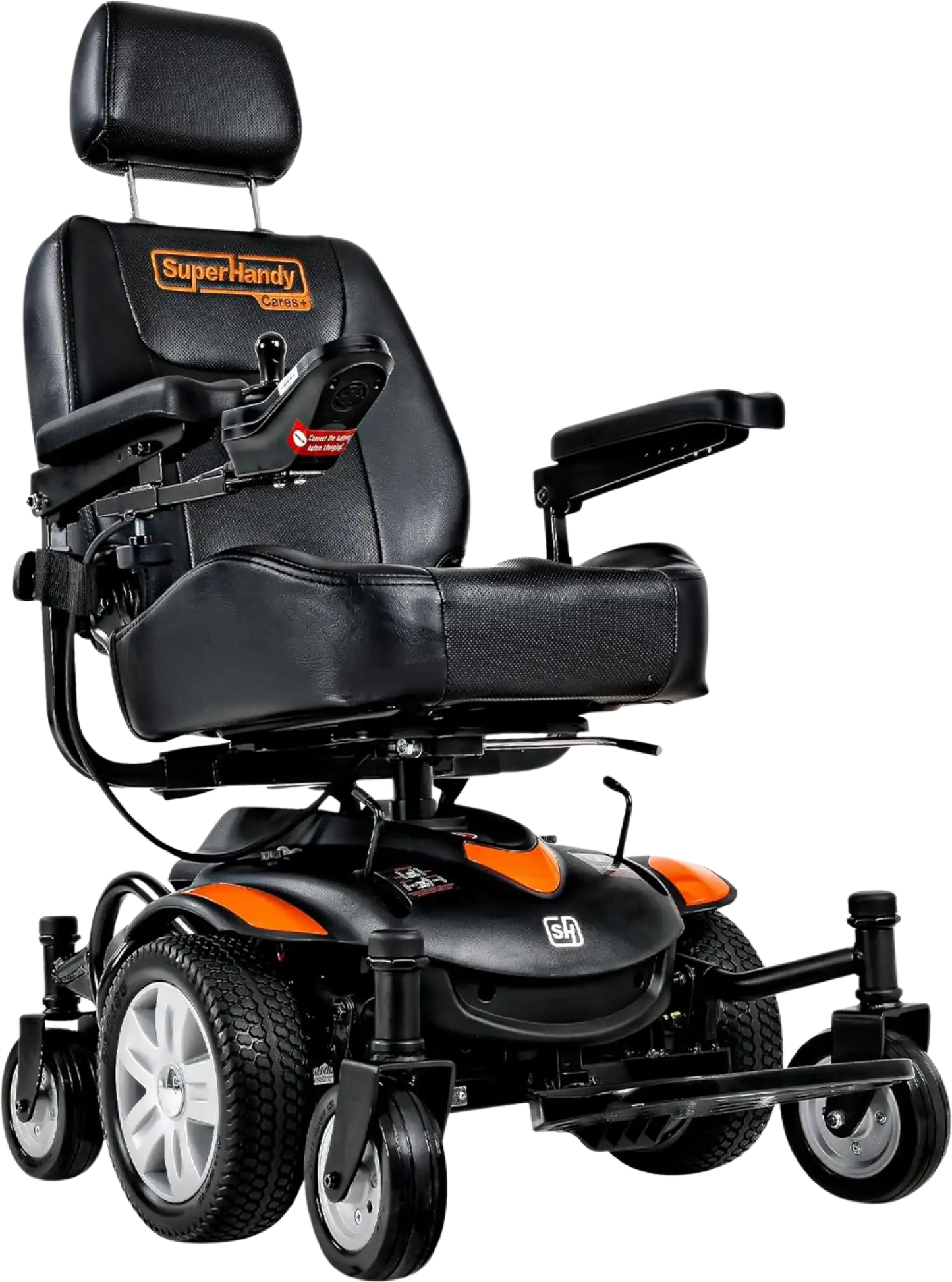 Super Handy GUT171 GoRide CRX Power Wheelchair Mid-Wheel Drive 300 lbs. Capacity 24V 320W 4 MPH 12.8 Mile Range New - GUT171