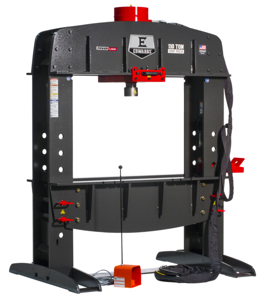 EDWARDS 110 Ton Shop Press - ED9-HAT9000