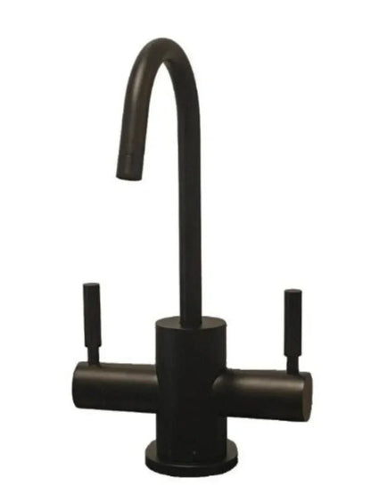 AquaNuTech Contemporary C-Spout Hot & Cold Water Filtration Faucet New - HC2400-CH